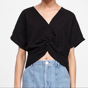 New Zara shirt with knot, NWT - still in stores!